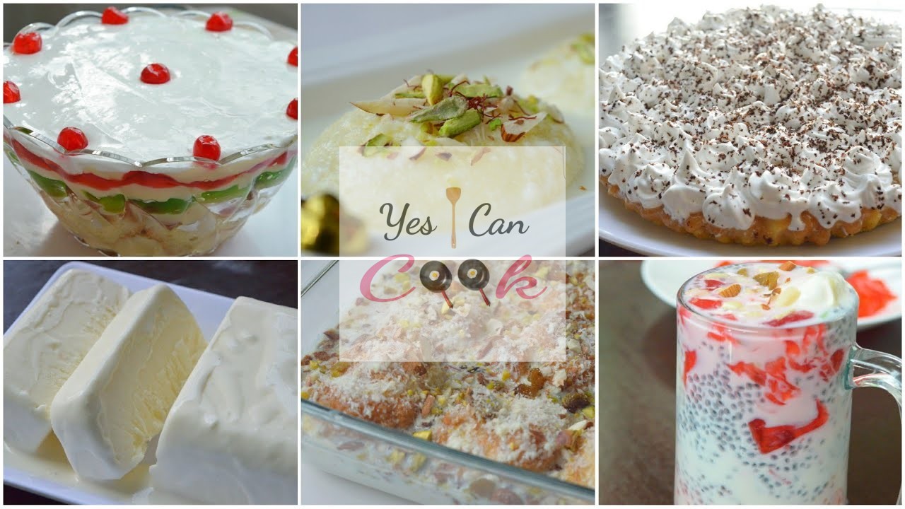 6 Cold Desserts & Delights Recipes (RAMADAN SPECIAL)