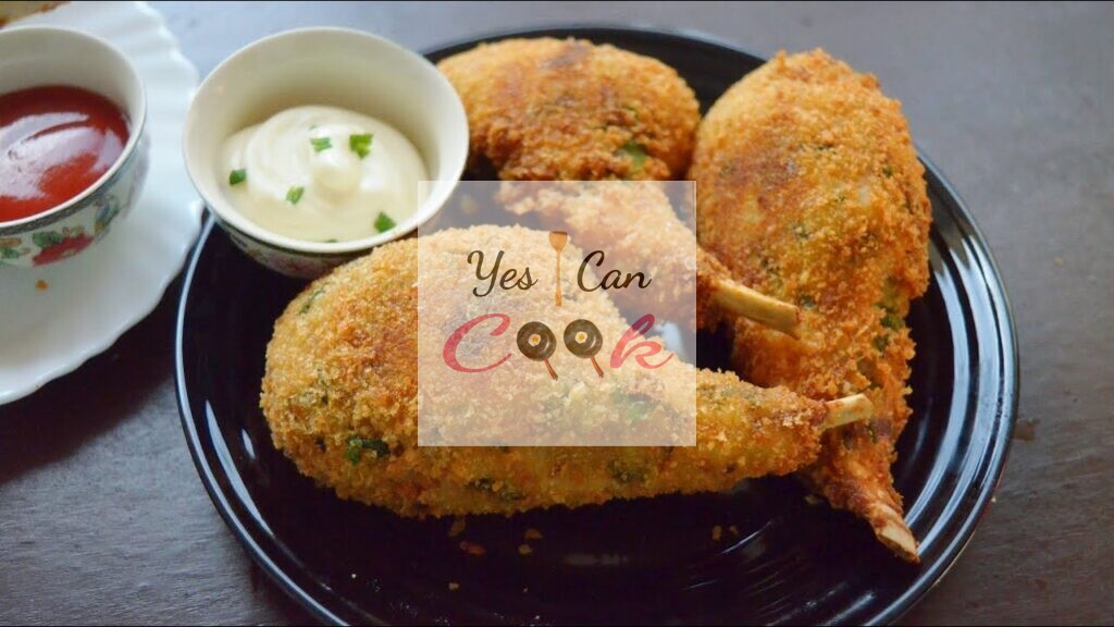 Mutton Chops Coated with Potatoes