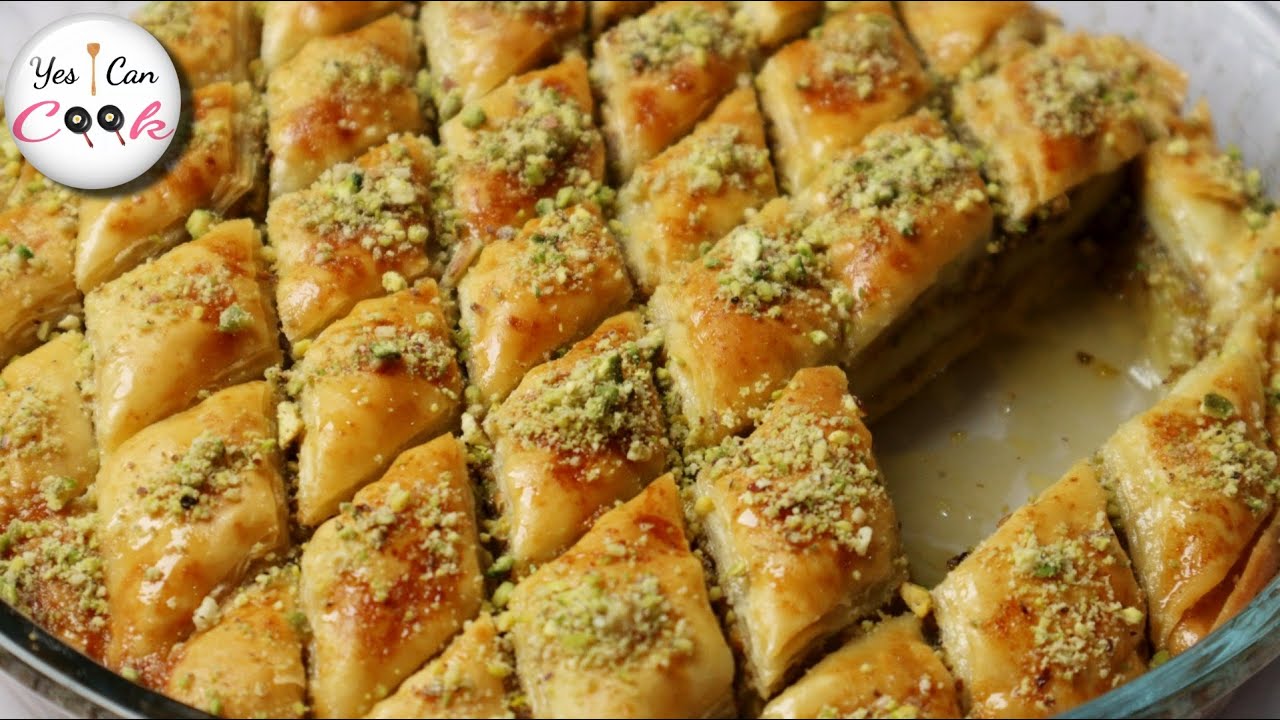 Easy Turkish Baklava with Homemade Sheets Step by Step Recipe
