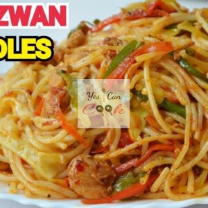 Schezwan Cheese Noodles Recipe