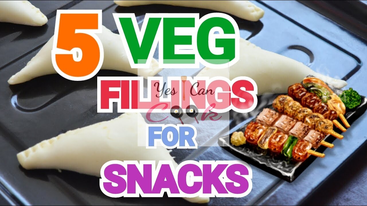 5 Veg Fillings for Samosa, Roll and Patties