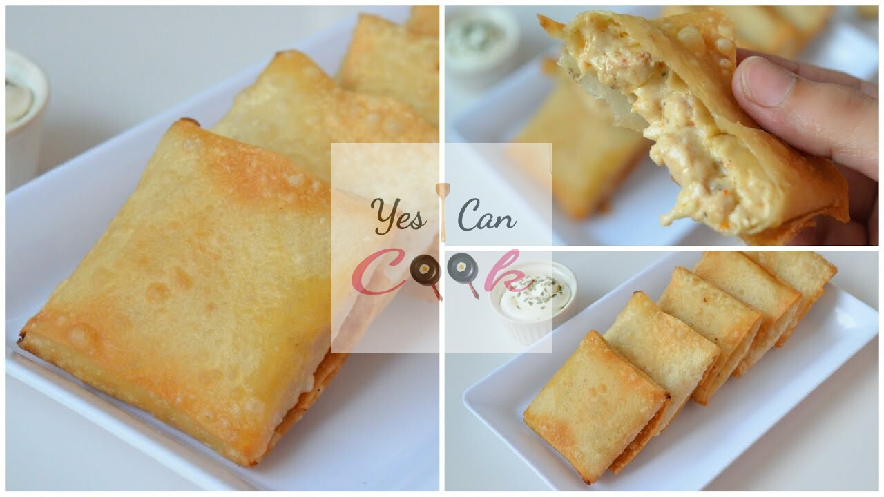 Creamy Chicken Cheese Parcels || Box Patties