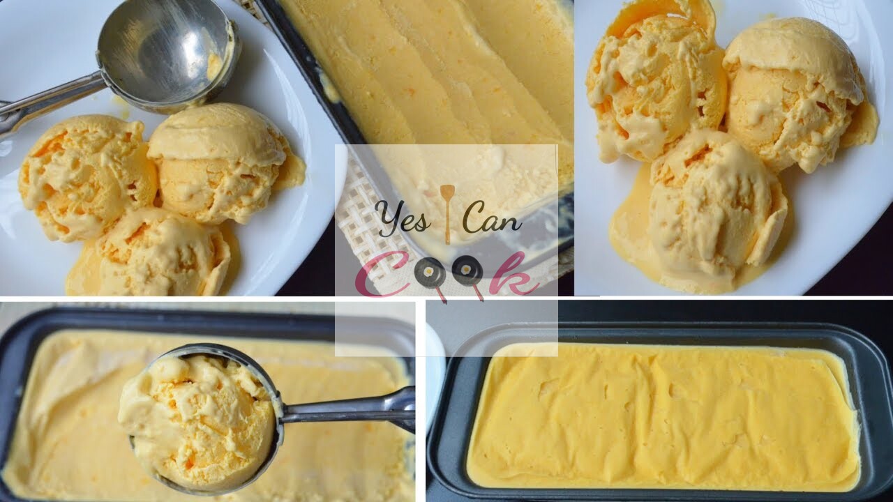 Easy Mango Ice-cream with only 3 ingredients