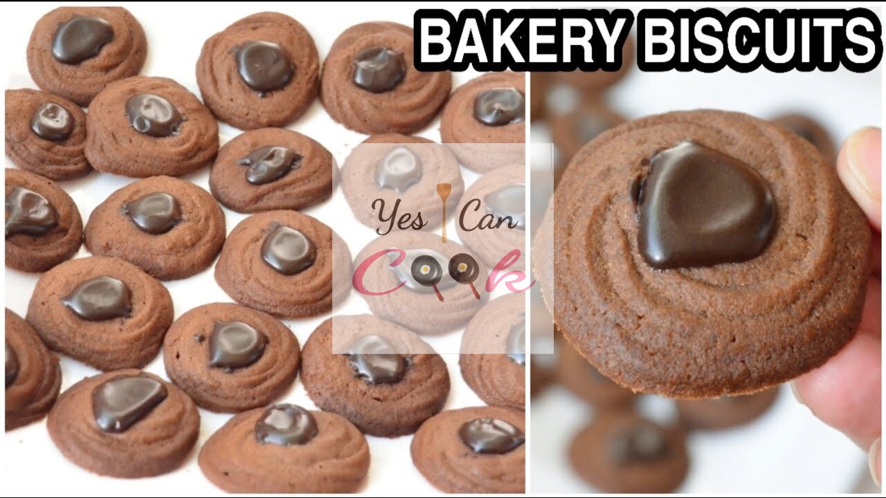 Bakery Style Chocolate Biscuits made at home