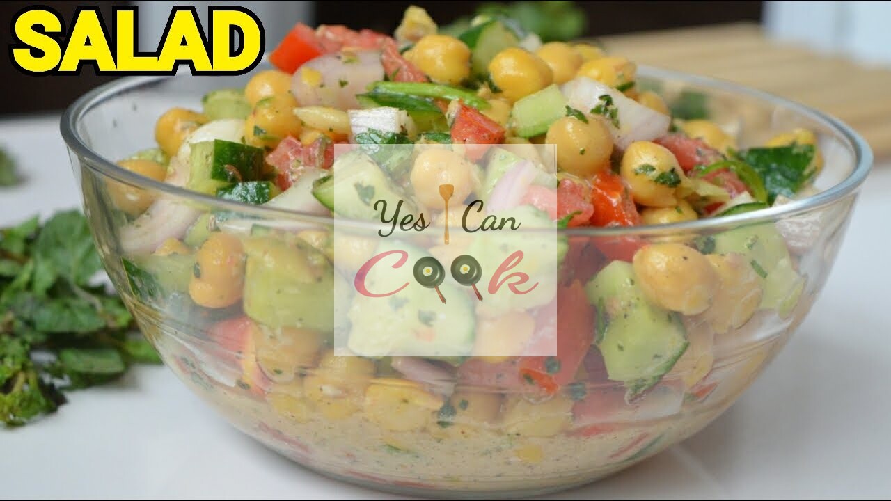 Minty Chickpea Salad for Weight Loss