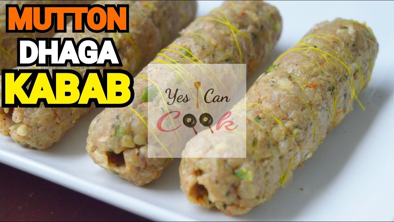 Mutton Dhaga Kabab in Pan