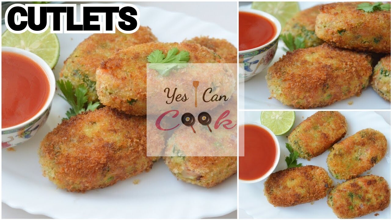 Vegetable Cutlets step by step recipe with pictures