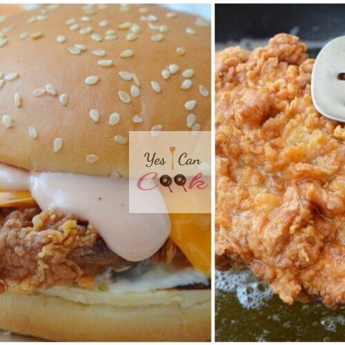 Zinger Burger with White Sauce
