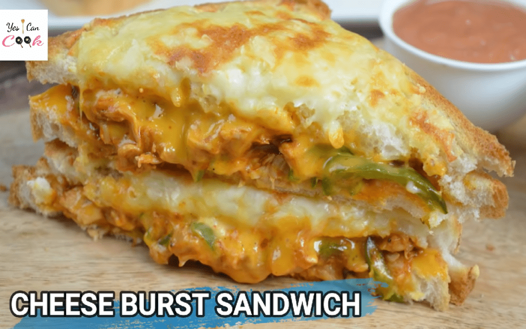 Mouthwatering Cheese Burst Sandwich