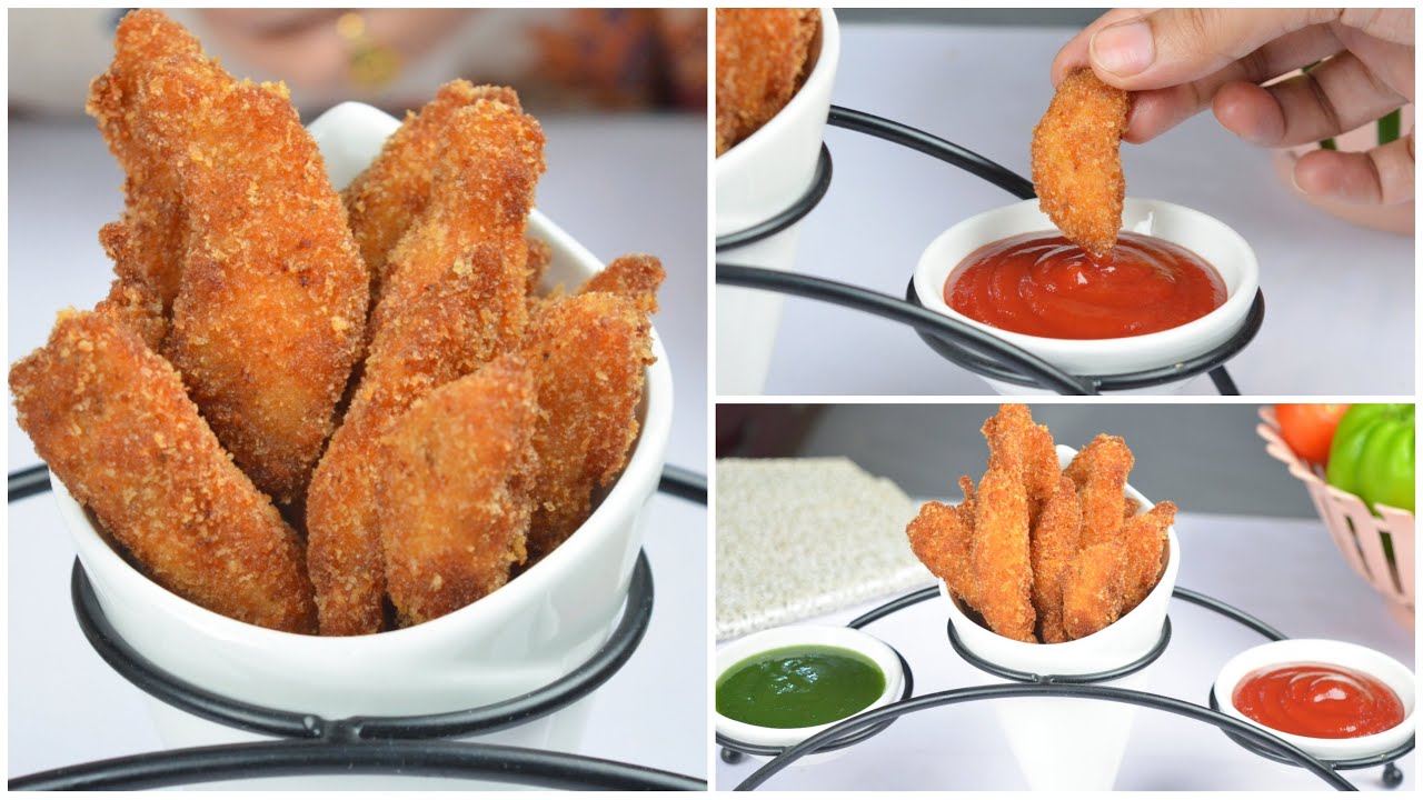 Crispy Chicken Fingers may be served as a perfect starter for dinners