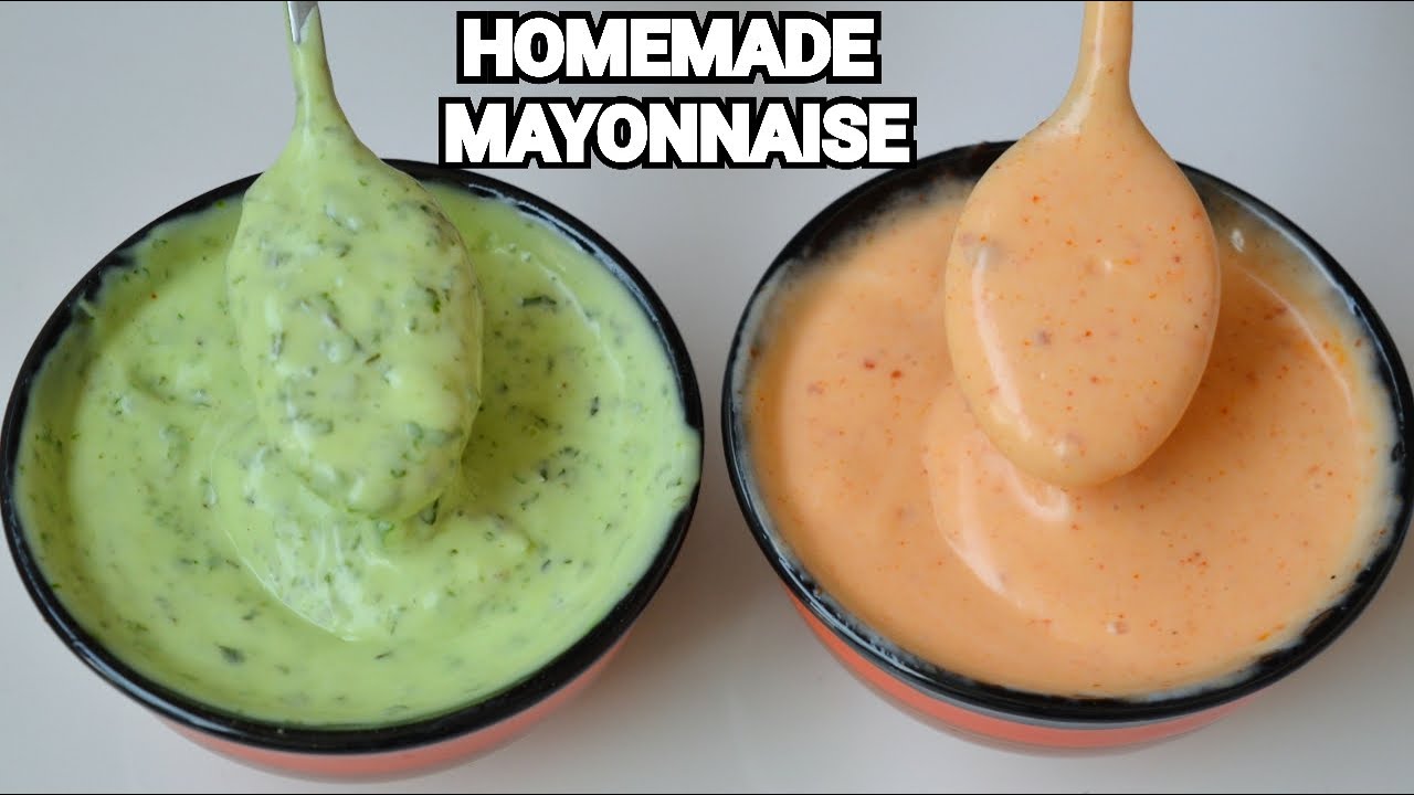 How to make mayonnaise at home and add  flavors to it