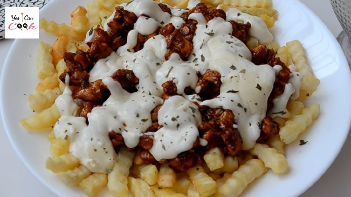 BBQ Chicken Loaded Fries
