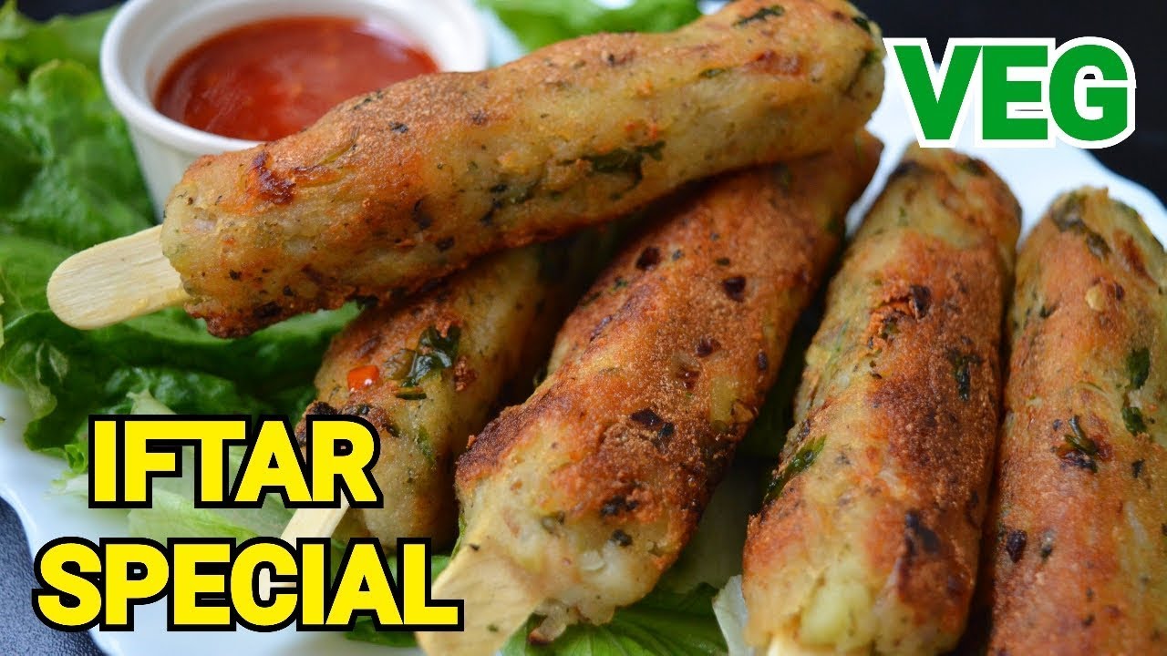 Make Bread Potato Stick Kababs with Less Ingredients