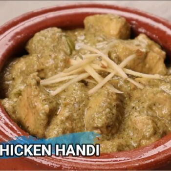 Green Chicken Handi