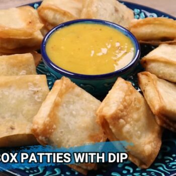 Potato Box Patties with Dip