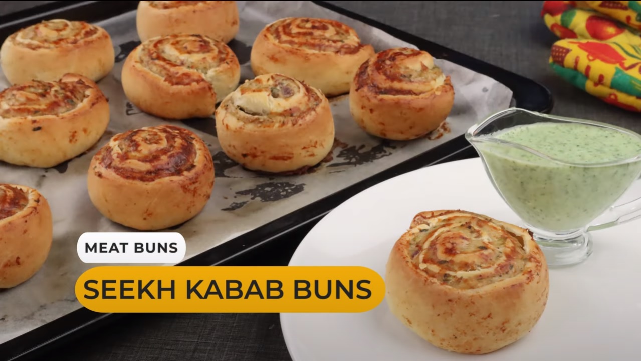 Seekh Kabab Buns Recipe