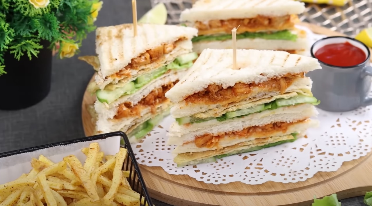 Tandori Club Sandwich Recipe