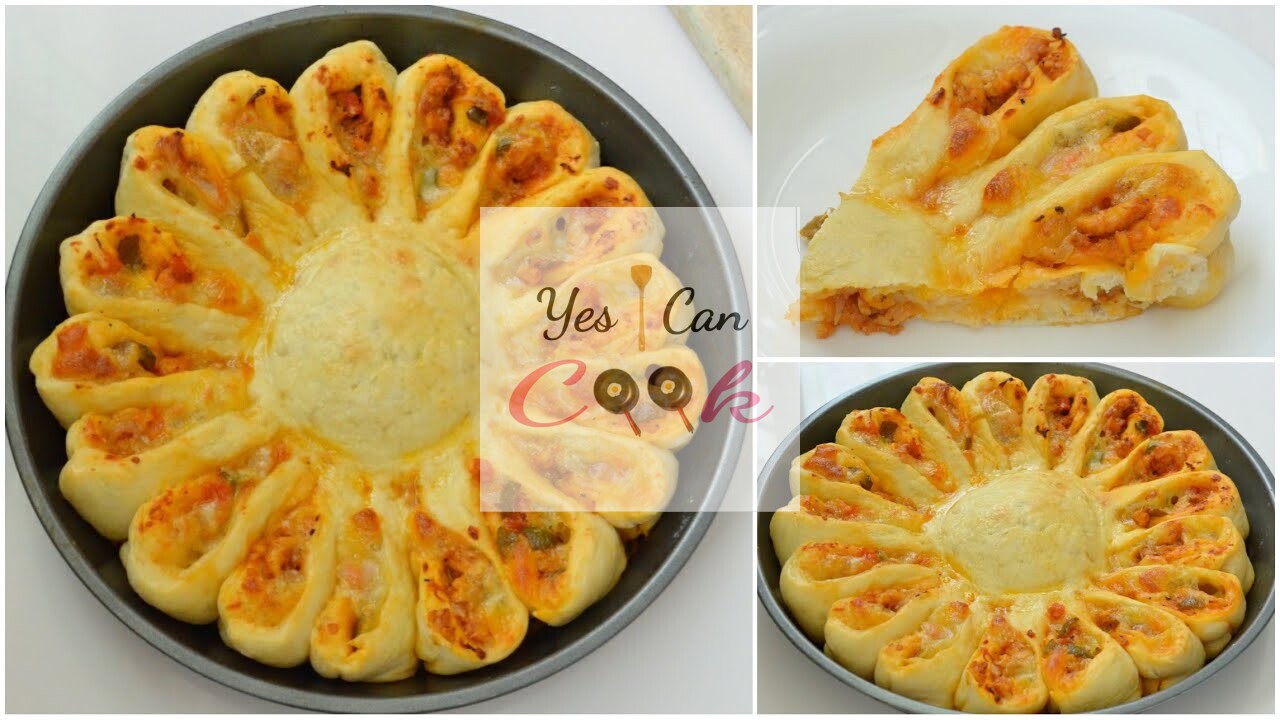 Pizza Flower Sunflower Pizza YesICanCook