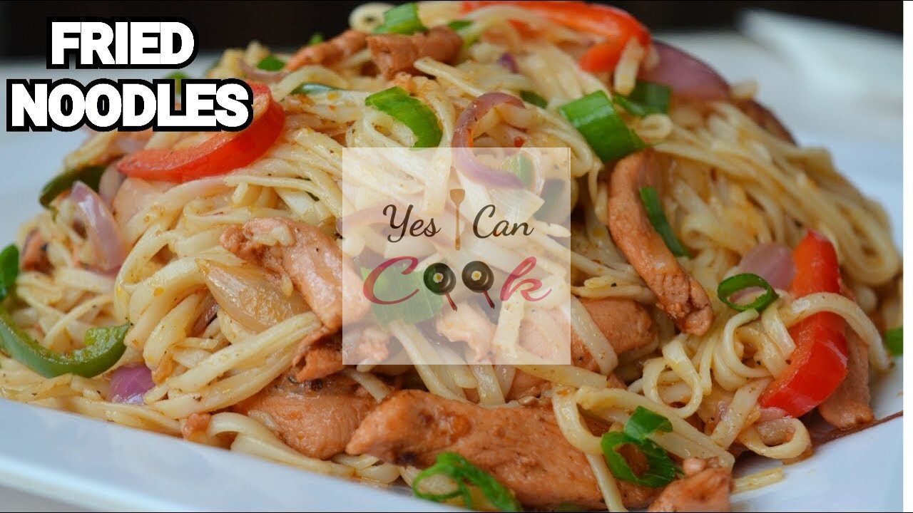 Fried Chicken Noodles Restaurant Recipe YesicanCook