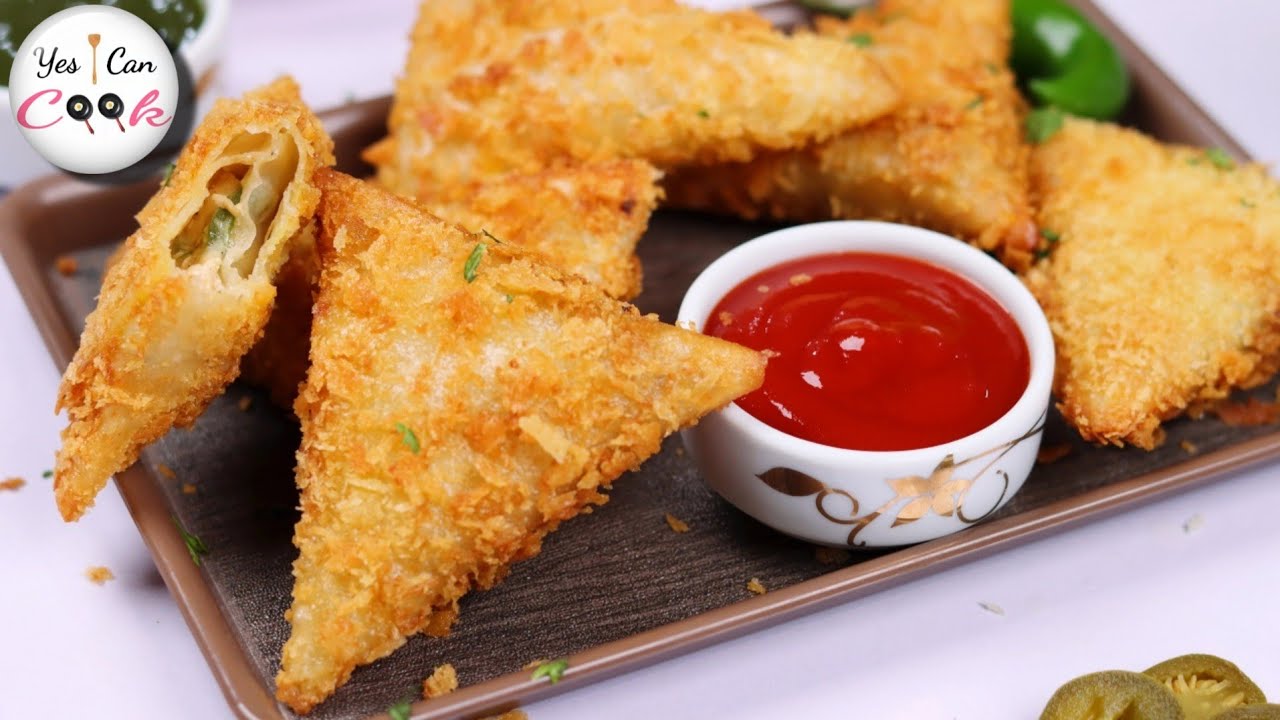 Jalapeño Chicken Cheese Samosa YesICanCook