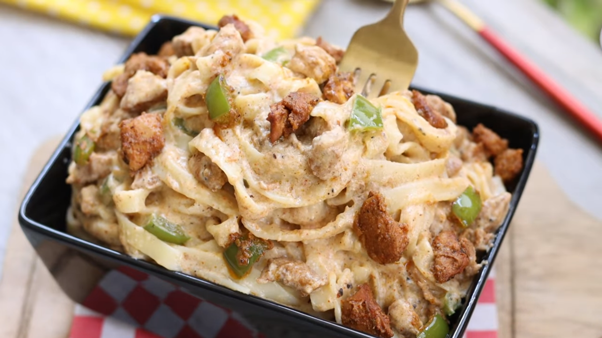 Fajita Pasta with White Sauce A Culinary Fusion Delight YesICanCook